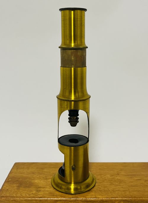 fig 2. Antique Brass Student Microscope
