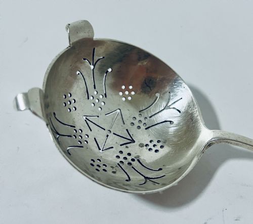 fig 2. Silver Tea Strainer
