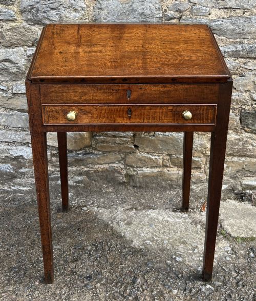 fig 1. Georgian Oak Clerks Desk