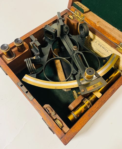 fig 2. Victorian Naval Sextant