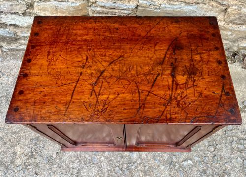 fig 2. Antique Mahogany Postmaster’s Cabinet