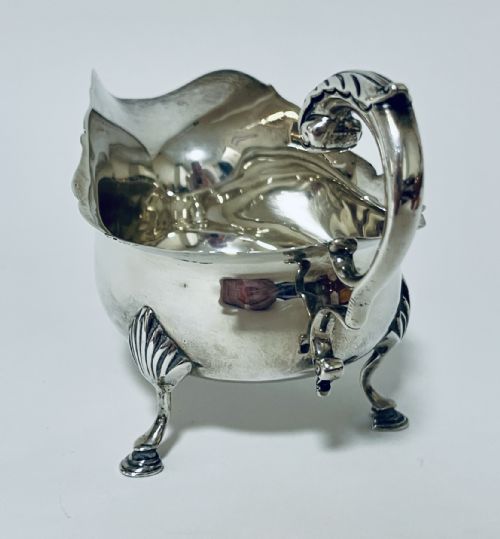 fig 1. Antique Silver Sauce Boat