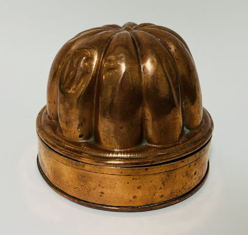 fig 1. Antique Copper Ice Cream Mould