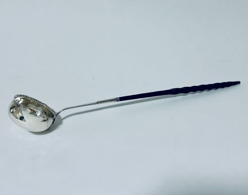 fig 1. Georgian Silver Toddy Ladle