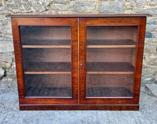 fig 1. Victorian Mahogany Glazed Cabinet