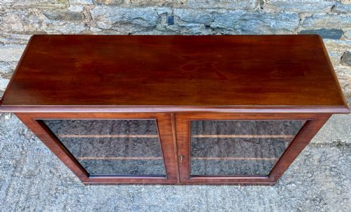 fig 2. Victorian Mahogany Glazed Cabinet