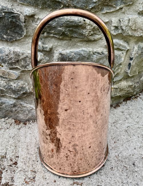 fig 2. Victorian Copper Coal Scuttle