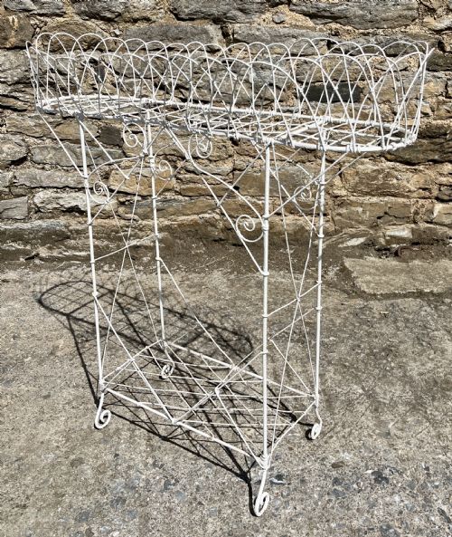 fig 1. Victorian Wirework Plantstand