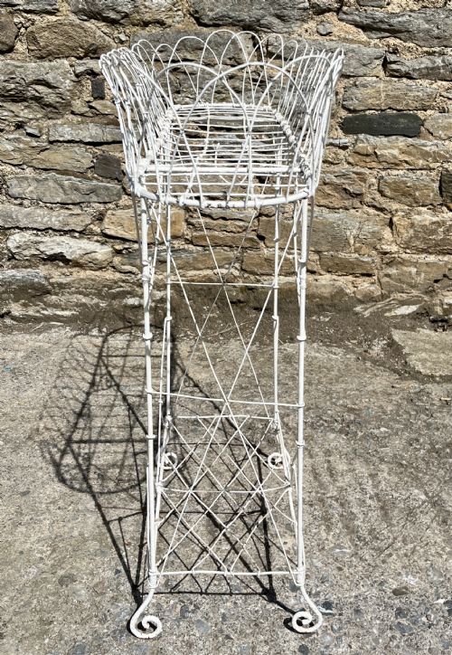fig 2. Victorian Wirework Plantstand