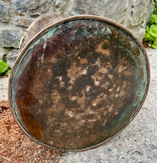 fig 1. Victorian Copper Coal Scuttle