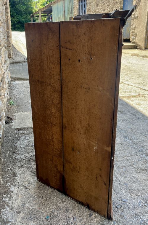 GEORGIAN OAK HANGING CORNER CUPBOARD - ADDITIONAL PHOTO 4