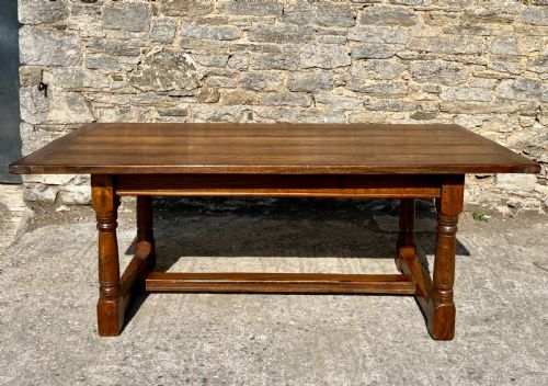 Antique Oak Refectory Table