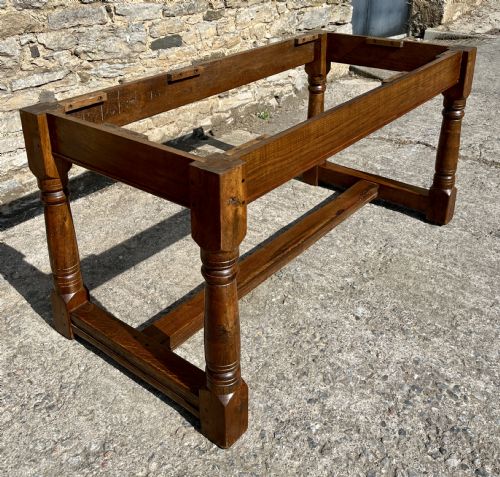 fig 1. Antique Oak Refectory Table