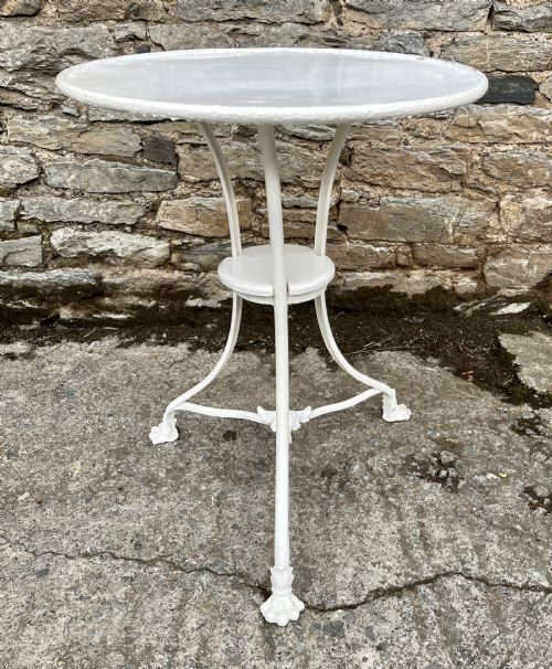 fig 1. Antique French Arras Bistro Table