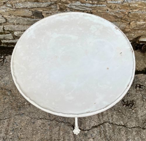 fig 2. Antique French Arras Bistro Table