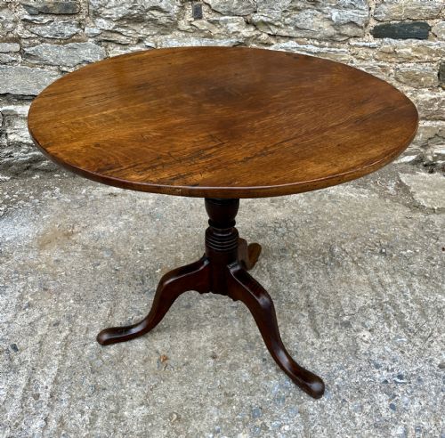 Georgian Oak Tilt Top Table