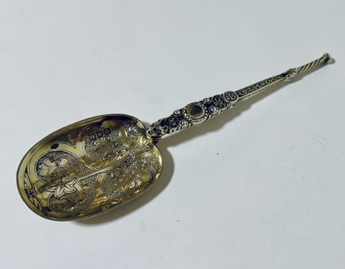 fig 1. Silver Gilt Anointing Spoon