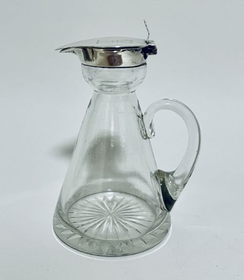 Antique Silver Topped Whiskey Noggin