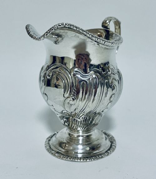 fig 1. Antique Silver Cream Jug
