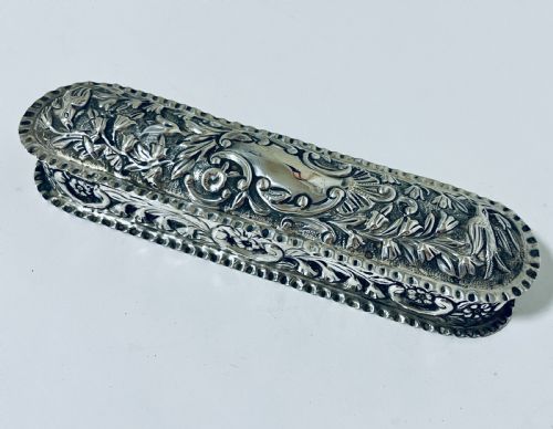 fig 1. Antique Silver Trinket Box