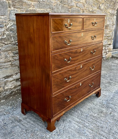 fig 2. Large Georgian Mahogany Chest of Drawers