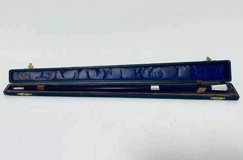 Antique Silver Mounted Ebony Conductors Baton