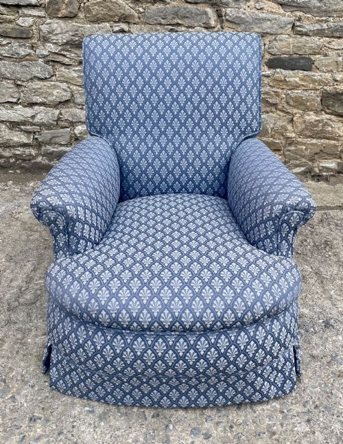 Deep Seated Antique Armchair