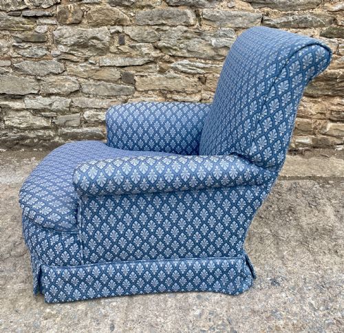 fig 2. Deep Seated Antique Armchair