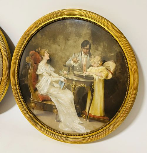 fig 1. Pair of Antique Maude Goodman Prints