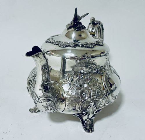 fig 2. Victorian 4 Piece Silver Tea and Coffee Set