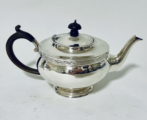 fig 1. Antique 3 Piece Silver Tea Set