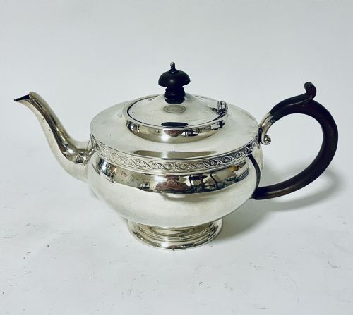 fig 2. Antique 3 Piece Silver Tea Set