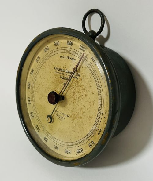 fig 1. Short & Mason Aneroid Wall Barometer