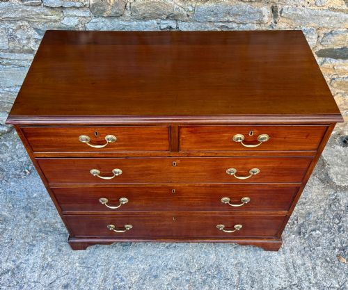 fig 1. Georgian Mahogany Chest Of Drawers