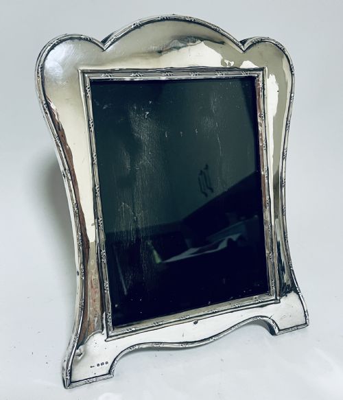 fig 1. Large Edwardian Silver Photo Frame