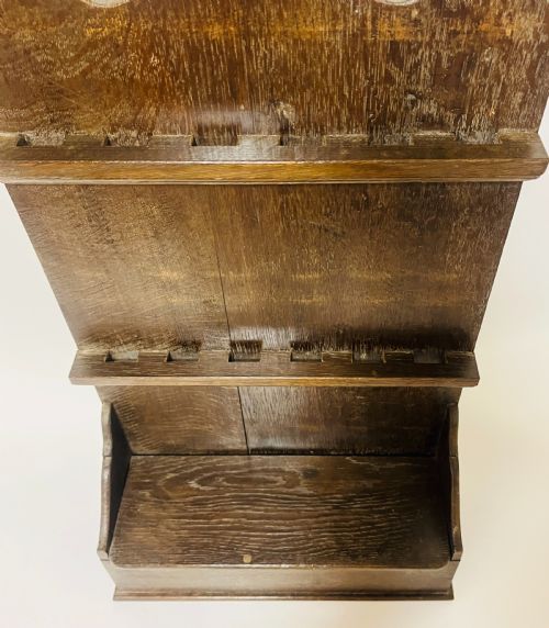 fig 1. Antique Oak Spoon Rack