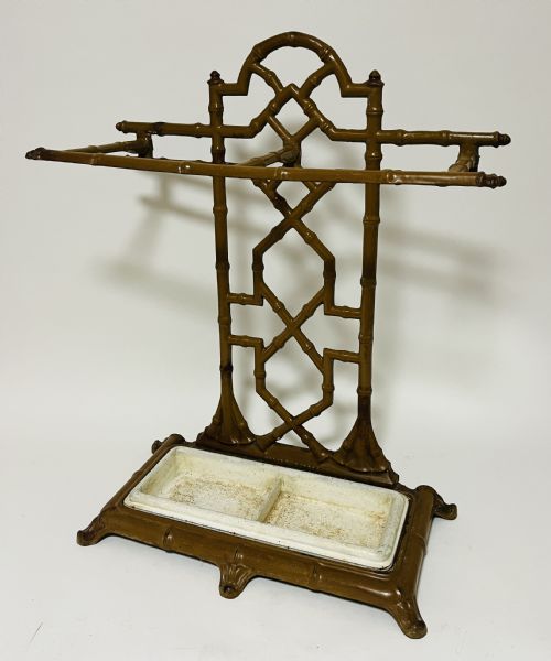 VICTORIAN FAUX BAMBOO UMBRELLA STAND - ADDITIONAL PHOTO 7