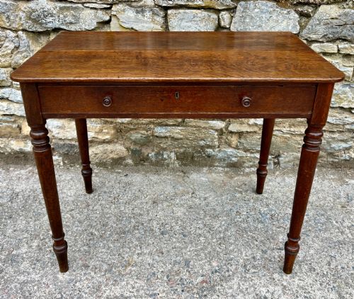 Victorian Country Oak Side Table