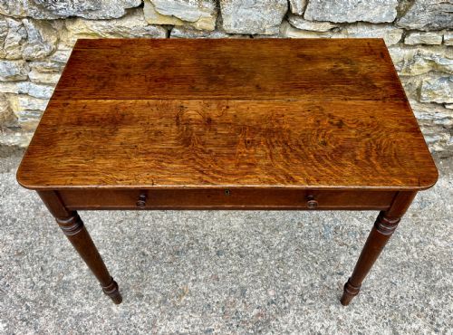 fig 1. Victorian Country Oak Side Table
