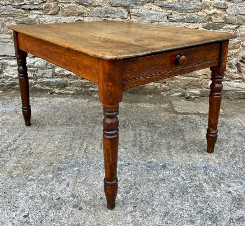 Victorian Pine Farmhouse Table