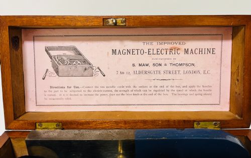 fig 2. Victorian Electric Shock Machine