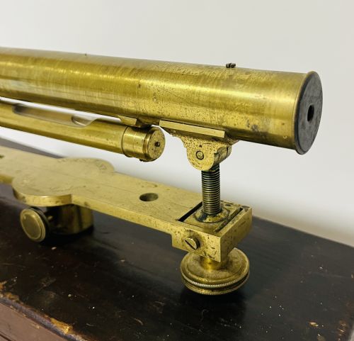 fig 2. Antique Brass Surveyor's Level by W&S Jones
