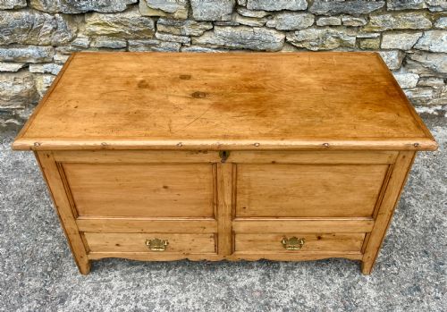 fig 1. Antique Pine Mule Chest