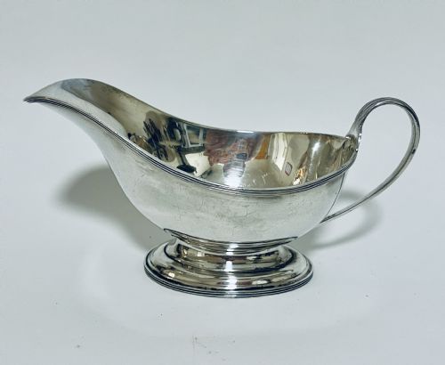 Antique Silver Sauce Boat
