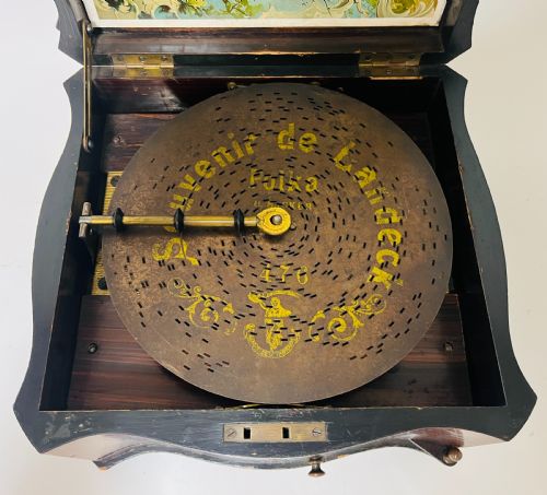 fig 1. Victorian Walnut Cased Polyphon