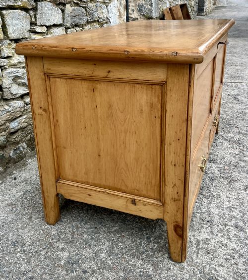 fig 2. Antique Pine Mule Chest