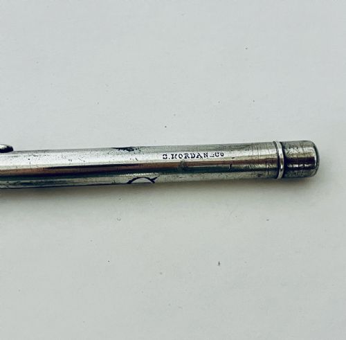 fig 1. Victorian Silver Propelling Pen and Pencil