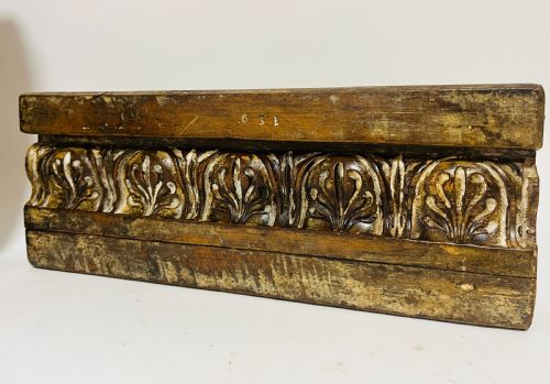 fig 2. Set of 3 Antique Wooden Plaster Moulds