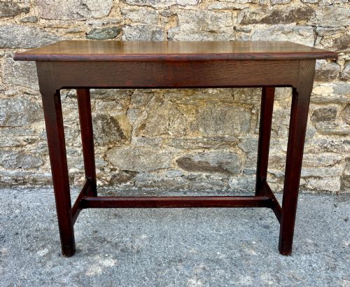 fig 1. Antique Oak Console Table