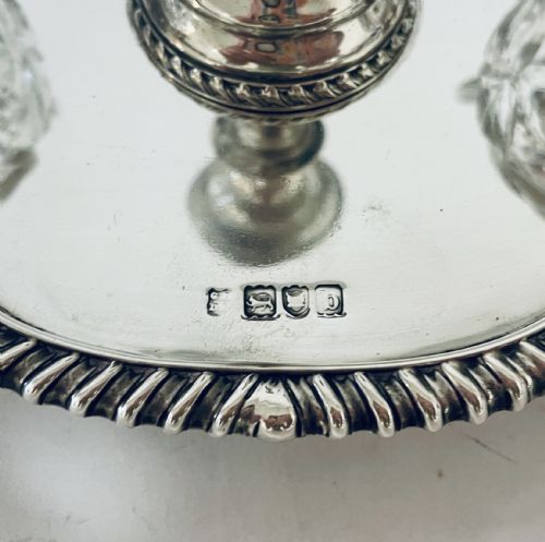 fig 2. Victorian Silver Desk Stand